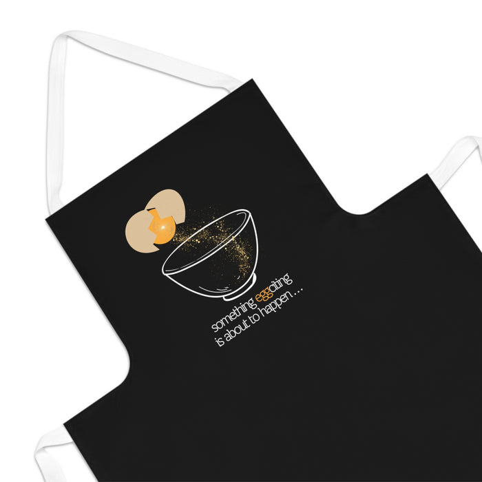 Something Eggciting is About to Happen -- Adult Apron (AOP)