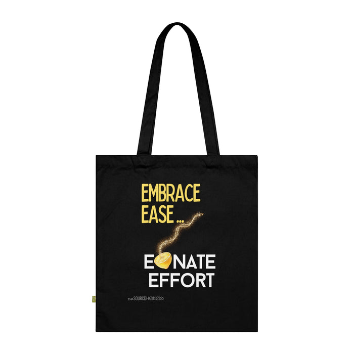Embrace Ease -- Organic Cotton Tote Bag