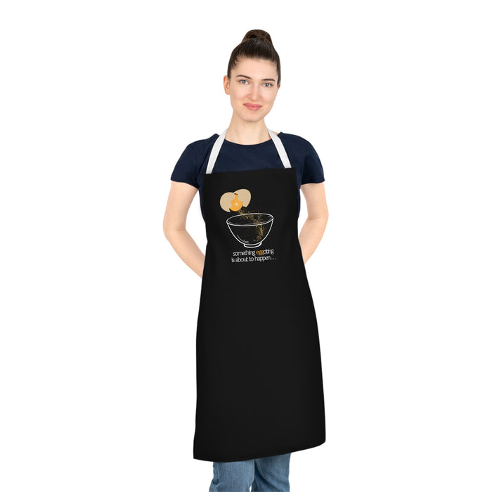 Something Eggciting is About to Happen -- Adult Apron (AOP)