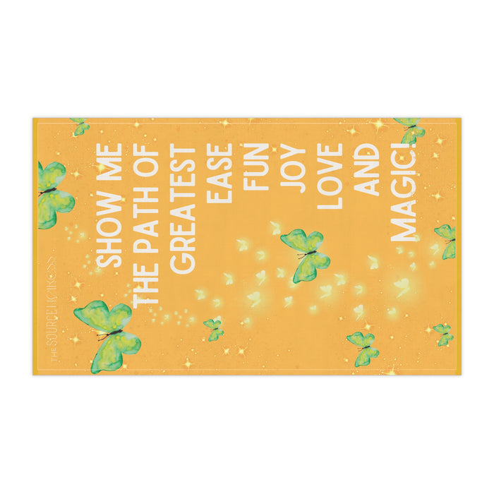 Show Me The Path of Greatest Ease -- Kitchen Towel