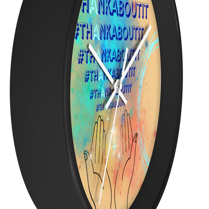 Thank About It Wall clock